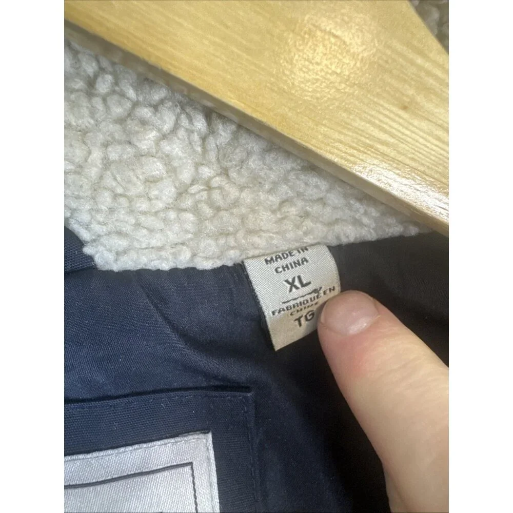 Levi’s Woodsman Quilted Puffer‎ Jacket XL with Sherpa Collar